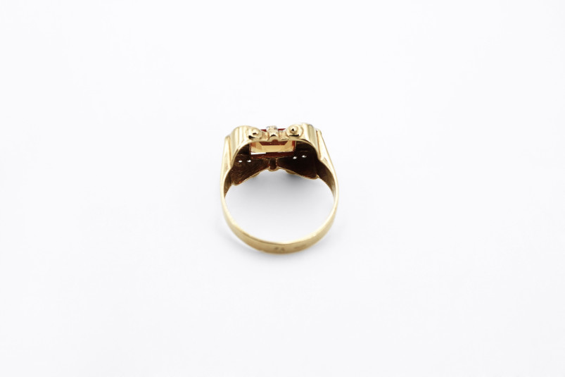 Anillo de oro de 18k. de segunda mano. Joyería de ocasión | ROYALHYSTERIA