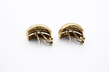 Pendiente de oro de 18k. de segunda mano. Joyería de ocasión | ROYALHYSTERIA