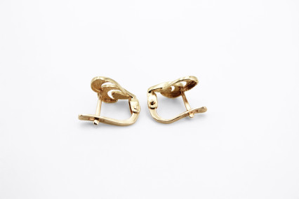 Pendiente de oro de 18k. de segunda mano. Joyería de ocasión | ROYALHYSTERIA