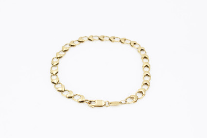 Pulsera de oro de 18k. de segunda mano. Joyería de ocasión | ROYALHYSTERIA