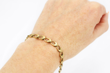 Pulsera de oro de 18k. de segunda mano. Joyería de ocasión | ROYALHYSTERIA