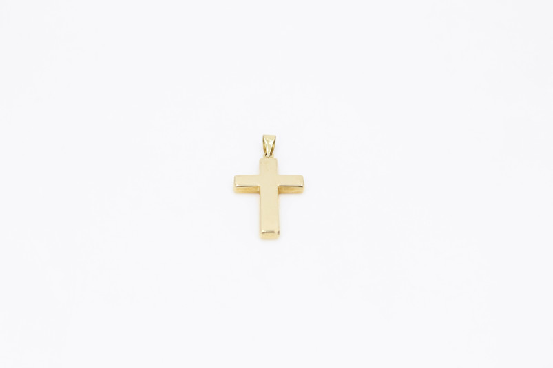 Cruz de oro de 18k. de segunda mano. Joyería de ocasión | ROYALHYSTERIA