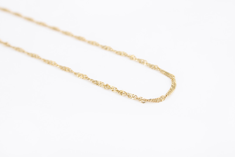 Gargantilla de oro de 18k. de segunda mano. Joyería de ocasión | ROYALHYSTERIA