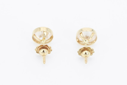 Pendiente de oro de 18k. de segunda mano. Joyería de ocasión | ROYALHYSTERIA