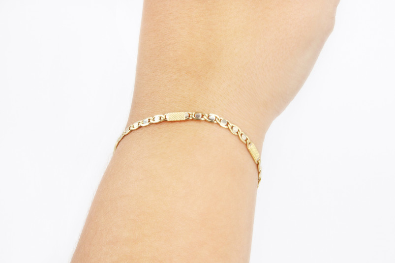 Pulsera de oro de 18k. de segunda mano. Joyería de ocasión | ROYALHYSTERIA