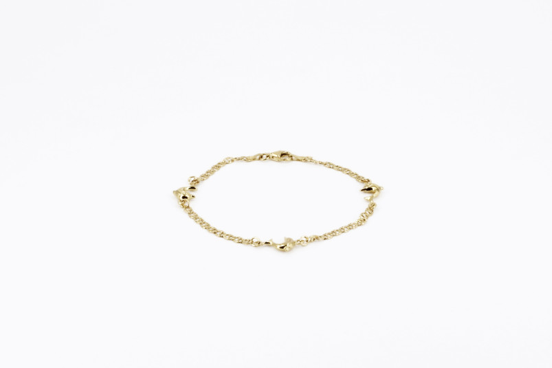 Pulsera de oro de 18k. de segunda mano. Joyería de ocasión | ROYALHYSTERIA