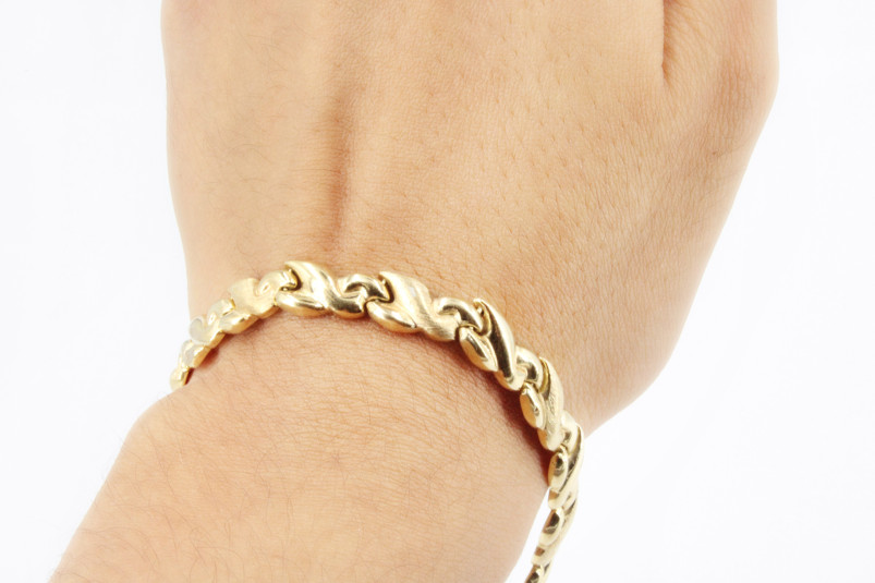 Pulsera de oro de 18k. de segunda mano. Joyería de ocasión | ROYALHYSTERIA