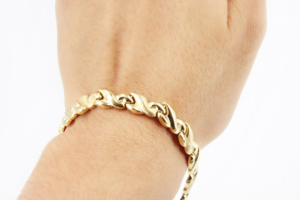 Pulsera de oro de 18k. de segunda mano. Joyería de ocasión | ROYALHYSTERIA