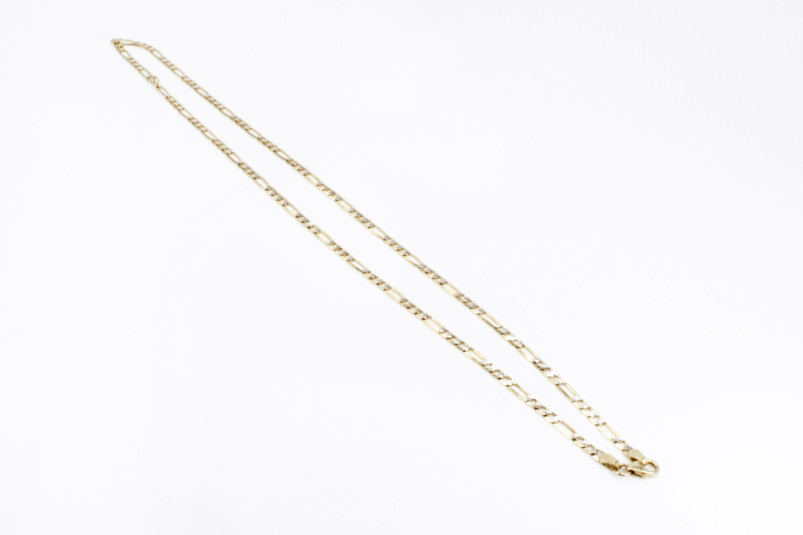 Cadena de oro combinado de 18k. de segunda mano. Joyería de ocasión | ROYALHYSTERIA