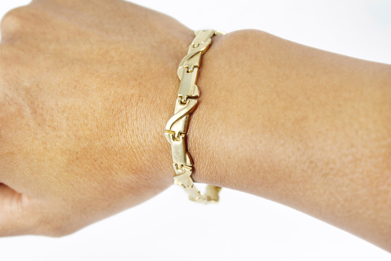 Pulsera de oro de 18k. de segunda mano. Joyería de ocasión | ROYALHYSTERIA