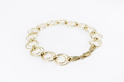 Pulsera de oro de 18k. de segunda mano. Joyería de ocasión | ROYALHYSTERIA