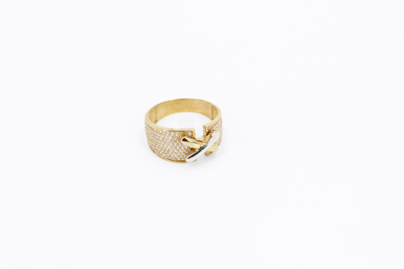 Anillo de oro de 18k. de segunda mano. Joyería de ocasión | ROYALHYSTERIA