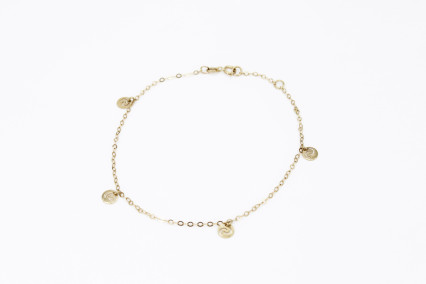 Pulsera de oro de 18k. de segunda mano. Joyería de ocasión | ROYALHYSTERIA