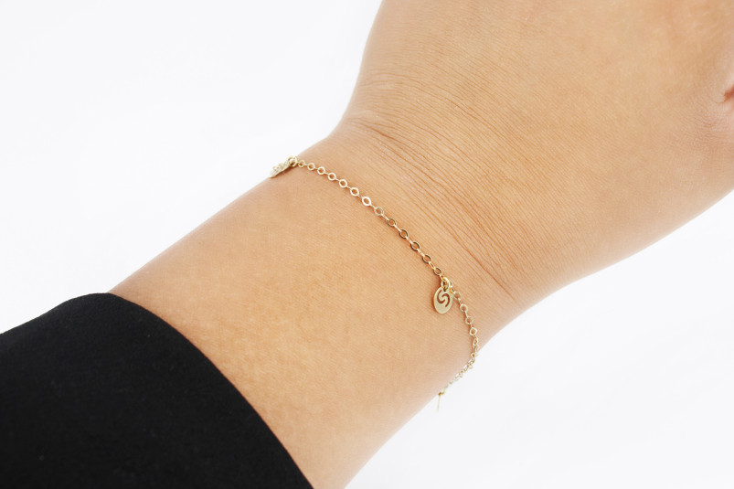Pulsera de oro de 18k. de segunda mano. Joyería de ocasión | ROYALHYSTERIA
