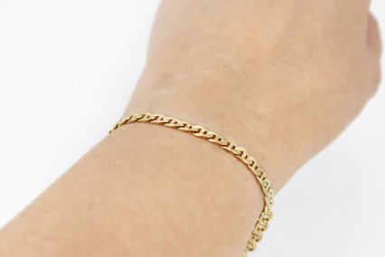 Pulsera de oro de 18k. de segunda mano. Joyería de ocasión | ROYALHYSTERIA