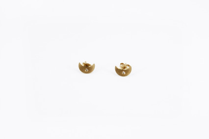 Pendiente de oro de 18k. de segunda mano. Joyería de ocasión | ROYALHYSTERIA