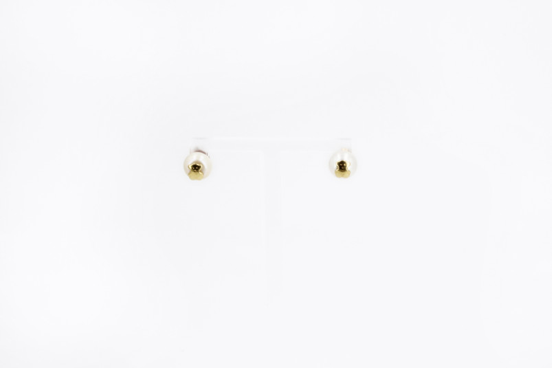 Pendiente de oro de 18k. de segunda mano. Joyería de ocasión | ROYALHYSTERIA