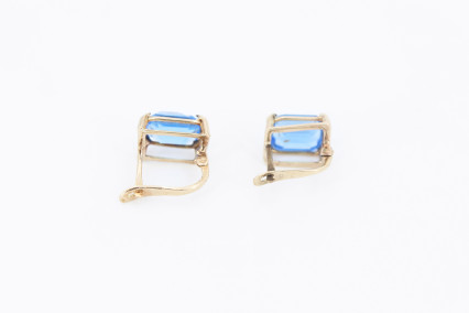 Pendiente de oro de 18k. de segunda mano. Joyería de ocasión | ROYALHYSTERIA