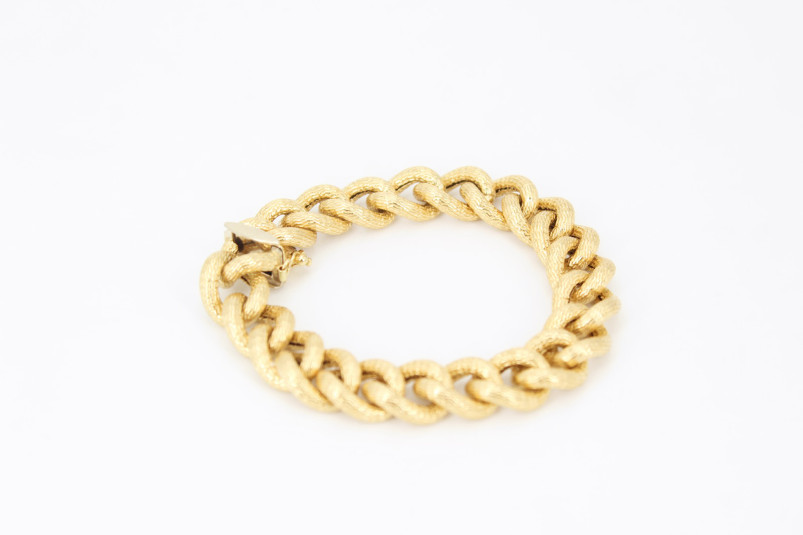 Pulsera de oro de 18k. de segunda mano. Joyería de ocasión | ROYALHYSTERIA