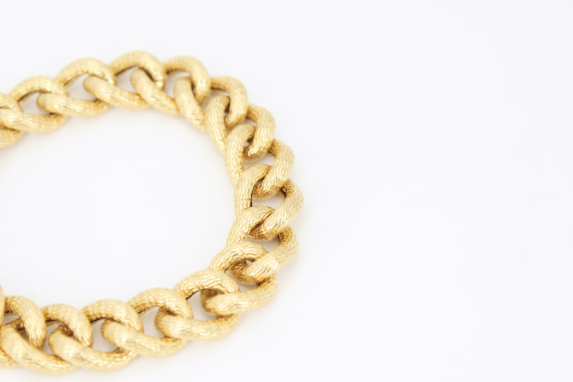 Pulsera de oro de 18k. de segunda mano. Joyería de ocasión | ROYALHYSTERIA