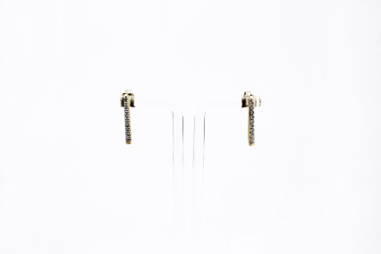 Pendiente de oro de 18k. de segunda mano. Joyería de ocasión | ROYALHYSTERIA
