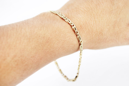 Pulsera de oro de 18k. de segunda mano. Joyería de ocasión | ROYALHYSTERIA