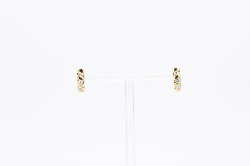 Pendiente de oro de 18k. de segunda mano. Joyería de ocasión | ROYALHYSTERIA