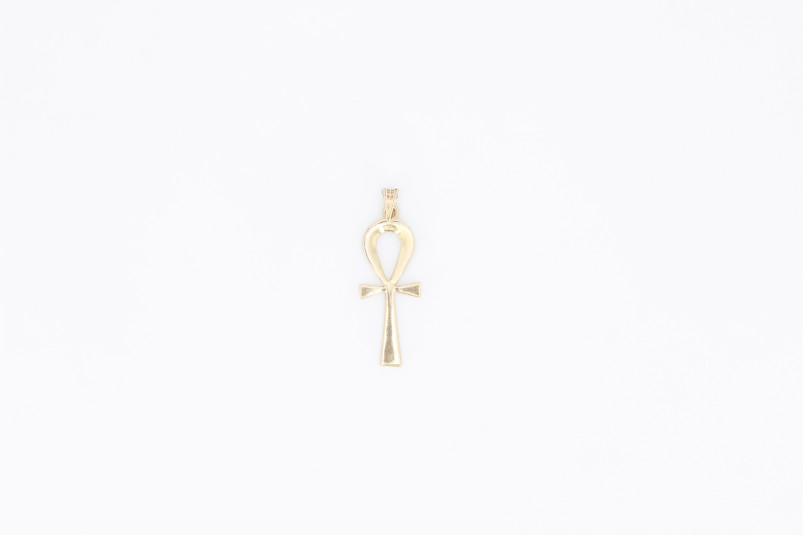 Cruz de oro de 18k. de segunda mano. Joyería de ocasión | ROYALHYSTERIA