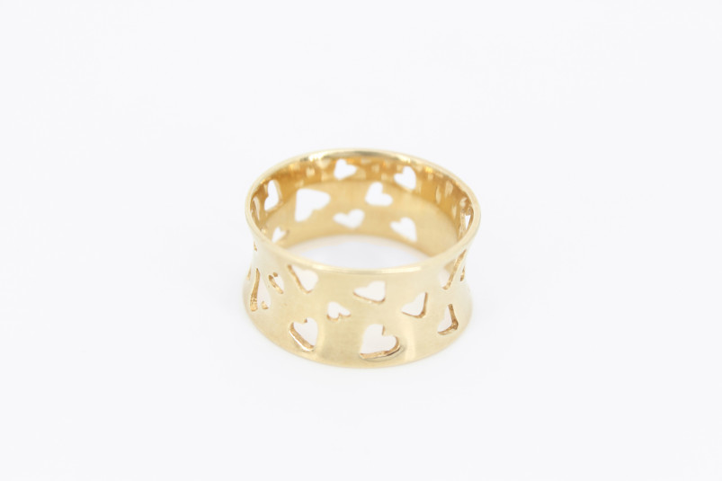 Anillo de oro de 18k. de segunda mano. Joyería de ocasión | ROYALHYSTERIA