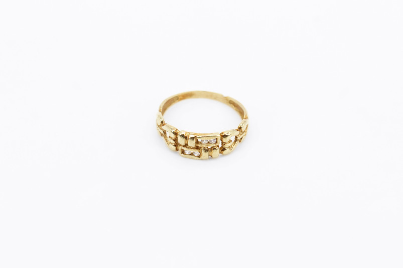 Anillo de oro de 18k. de segunda mano. Joyería de ocasión | ROYALHYSTERIA