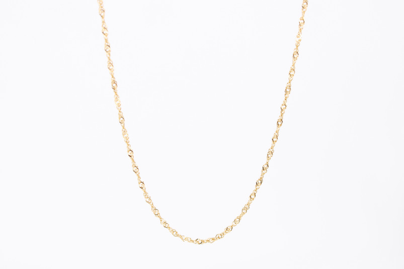 Gargantilla de oro de 18k. de segunda mano. Joyería de ocasión | ROYALHYSTERIA
