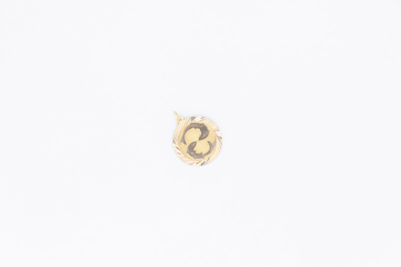Medalla de oro de 18k. de segunda mano. Joyería de ocasión | ROYALHYSTERIA