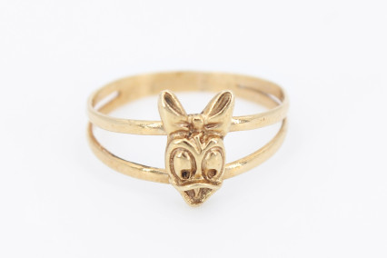 Anillo de oro de 18k. de segunda mano. Joyería de ocasión | ROYALHYSTERIA