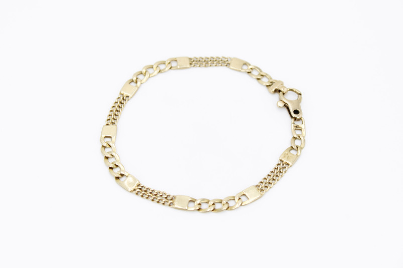Pulsera de oro de 18k. de segunda mano. Joyería de ocasión | ROYALHYSTERIA