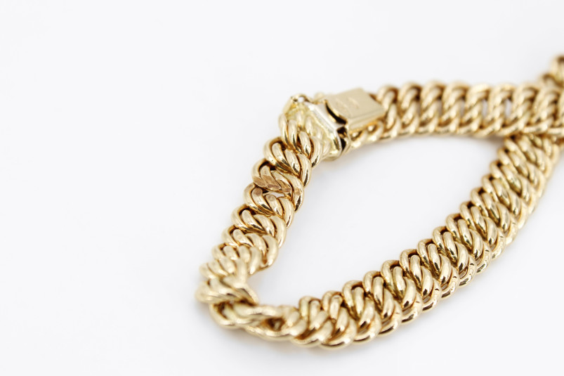 Pulsera de oro de 18k. de segunda mano. Joyería de ocasión | ROYALHYSTERIA