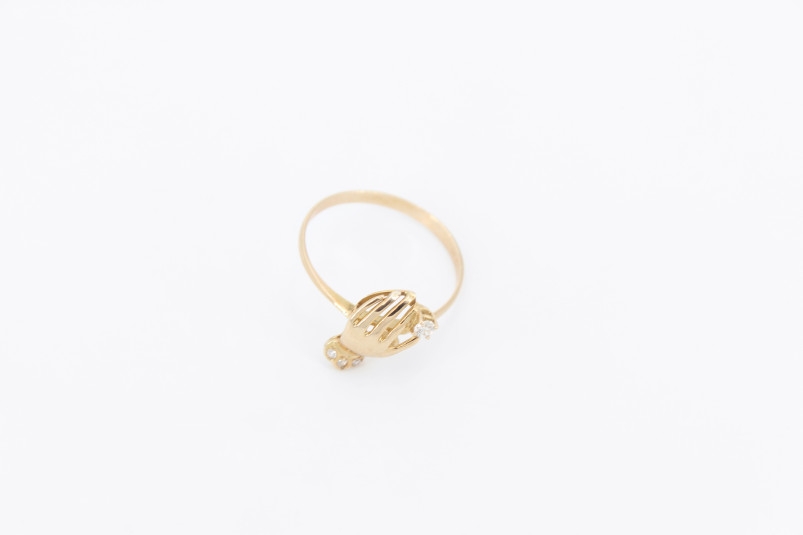 Anillo de oro de 18k. de segunda mano. Joyería de ocasión | ROYALHYSTERIA