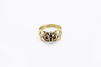 Anillo de oro de 18k. de segunda mano. Joyería de ocasión | ROYALHYSTERIA