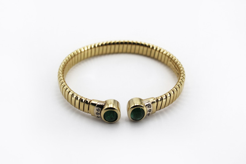 Caña de oro de 18k. de segunda mano. Joyería de ocasión | ROYALHYSTERIA
