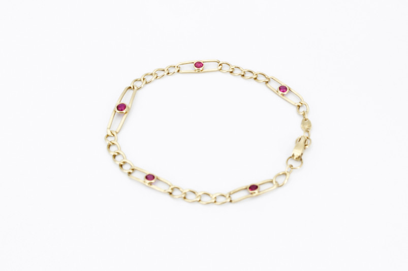 Pulsera de oro de 18k. de segunda mano. Joyería de ocasión | ROYALHYSTERIA