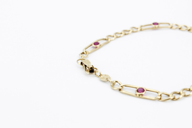 Pulsera de oro de 18k. de segunda mano. Joyería de ocasión | ROYALHYSTERIA
