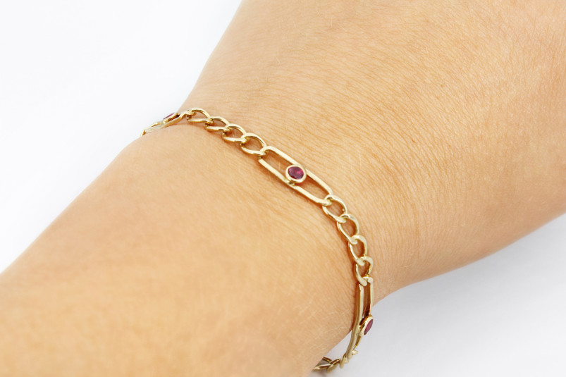 Pulsera de oro de 18k. de segunda mano. Joyería de ocasión | ROYALHYSTERIA