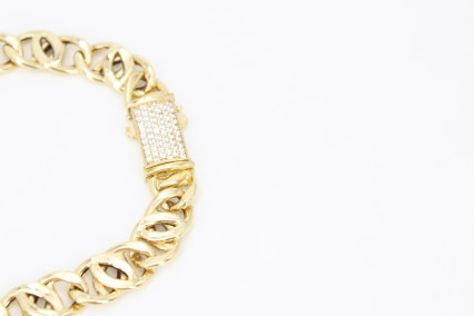 Pulsera de oro de 18k. de segunda mano. Joyería de ocasión | ROYALHYSTERIA
