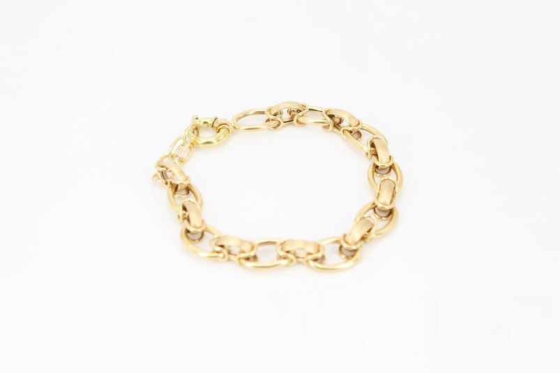 Pulsera de oro de 18k. de segunda mano. Joyería de ocasión | ROYALHYSTERIA