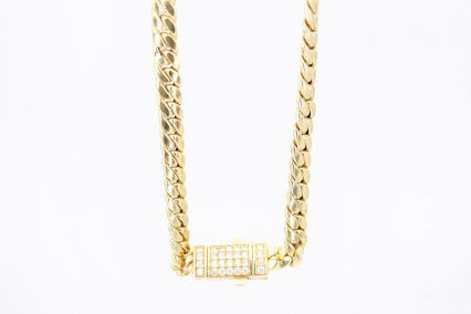 Cadena de oro de 18k. de segunda mano. Joyería de ocasión | ROYALHYSTERIA